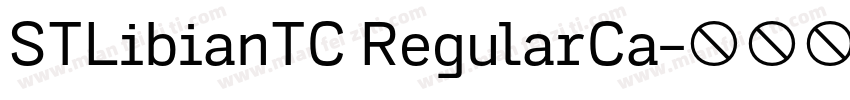 STLibianTC RegularCa字体转换